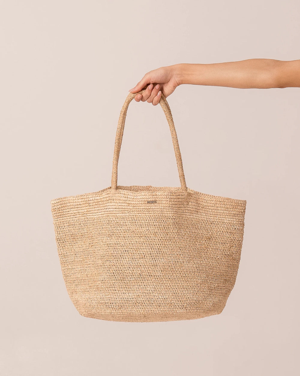 MAXI RAFFIA TOTE I NATURAL