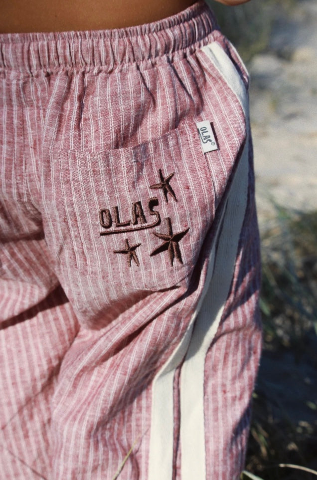 REMY STRIPE MINI PANTS