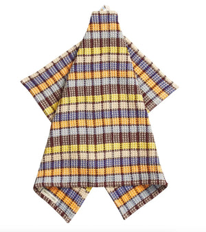 STELA CHECK TEA TOWEL | CORNFLOWER