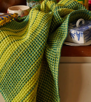 BRIGITTE TEA TOWEL | GREEN