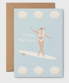 SURFER GIRL BIRTHDAY