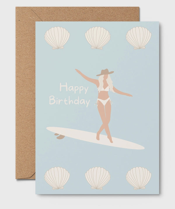 SURFER GIRL BIRTHDAY