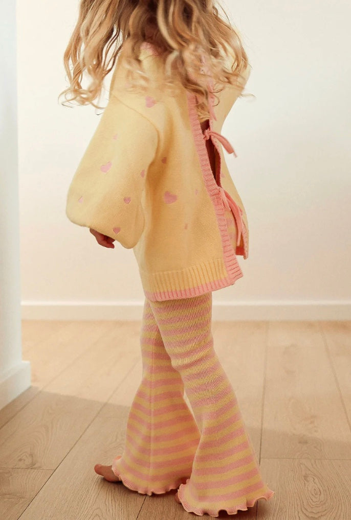 STRIPE FLARES | PINK LEMONADE