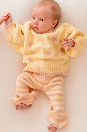 STRIPE FLARES | PINK LEMONADE