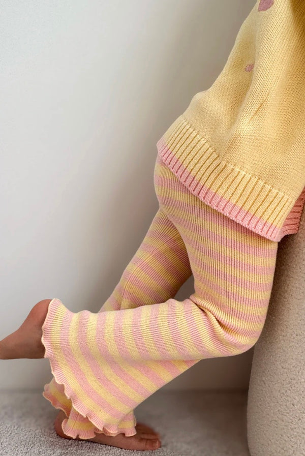 STRIPE FLARES | PINK LEMONADE