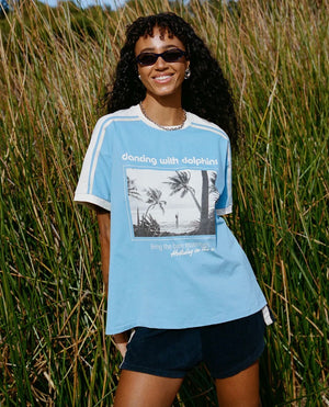 DANCING WITH DOLPHINS TEE