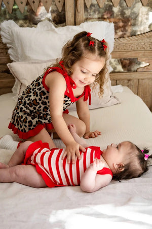 ROSIE ROMPER I CANDY STRIPES