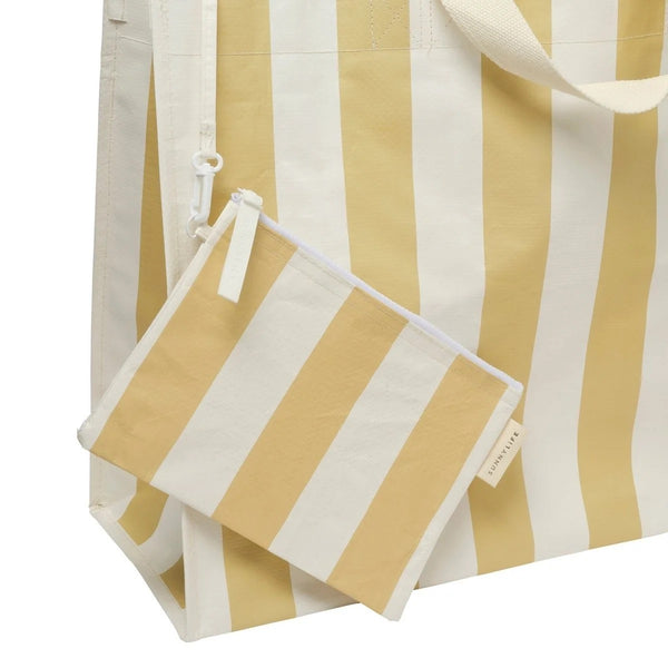 CARRYALL BEACH BAG I BUTTERNUT