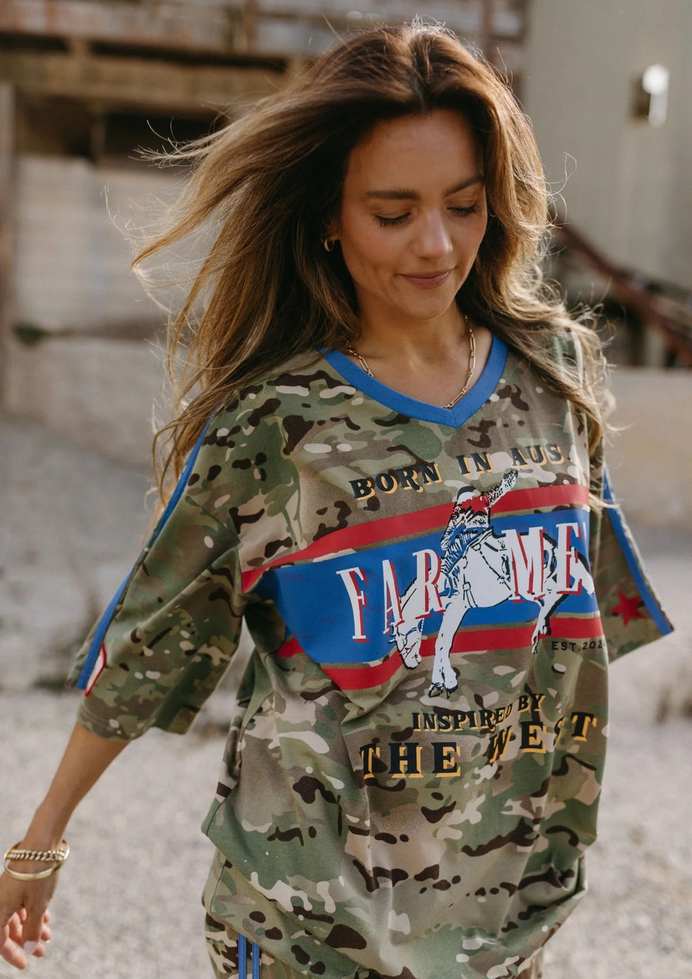 CAMO BORN IN AUS TEE