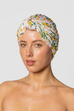 DAHLIA SHOWER CAP I LEMON LOVER