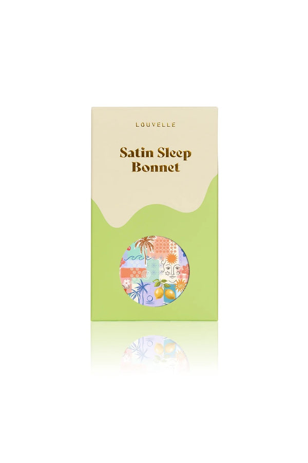 SATIN SLEEP BONNET I PACIFIC PARADISE