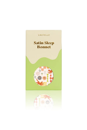 SATIN SLEEP BONNET I SANTORINI SUN