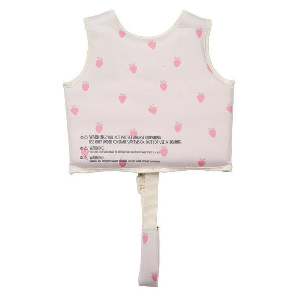 KIDS SWIM VEST I STRAWBERRY SUNSHINE