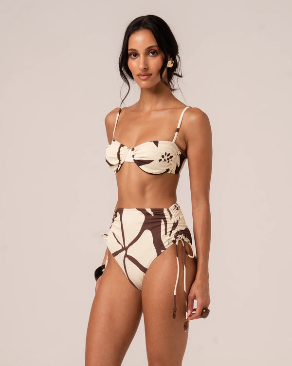 HIGH WAIST TIE SIDE BOTTOM I IBISCO