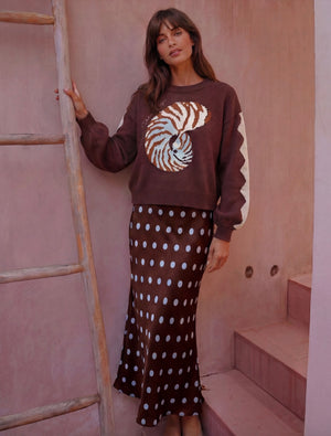 TIGER SHELL KNIT SWEATER