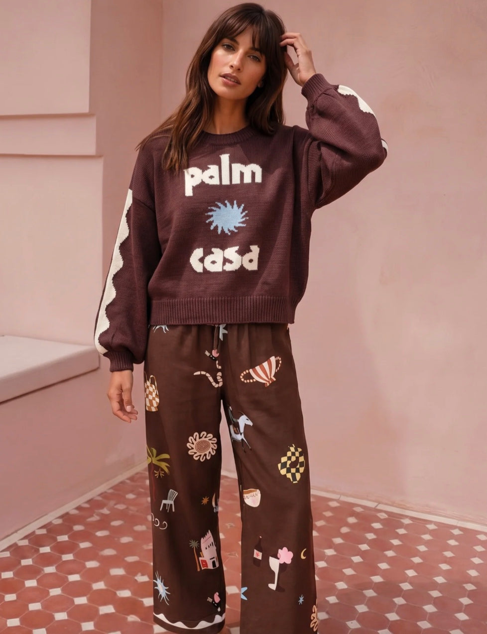 PALM CASA KNIT SWEATER