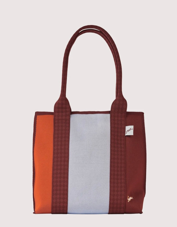 KNITTED TOTE BAG | ROYAL MATCH