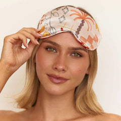 SATIN EYE MASK I SANTORINI SUN