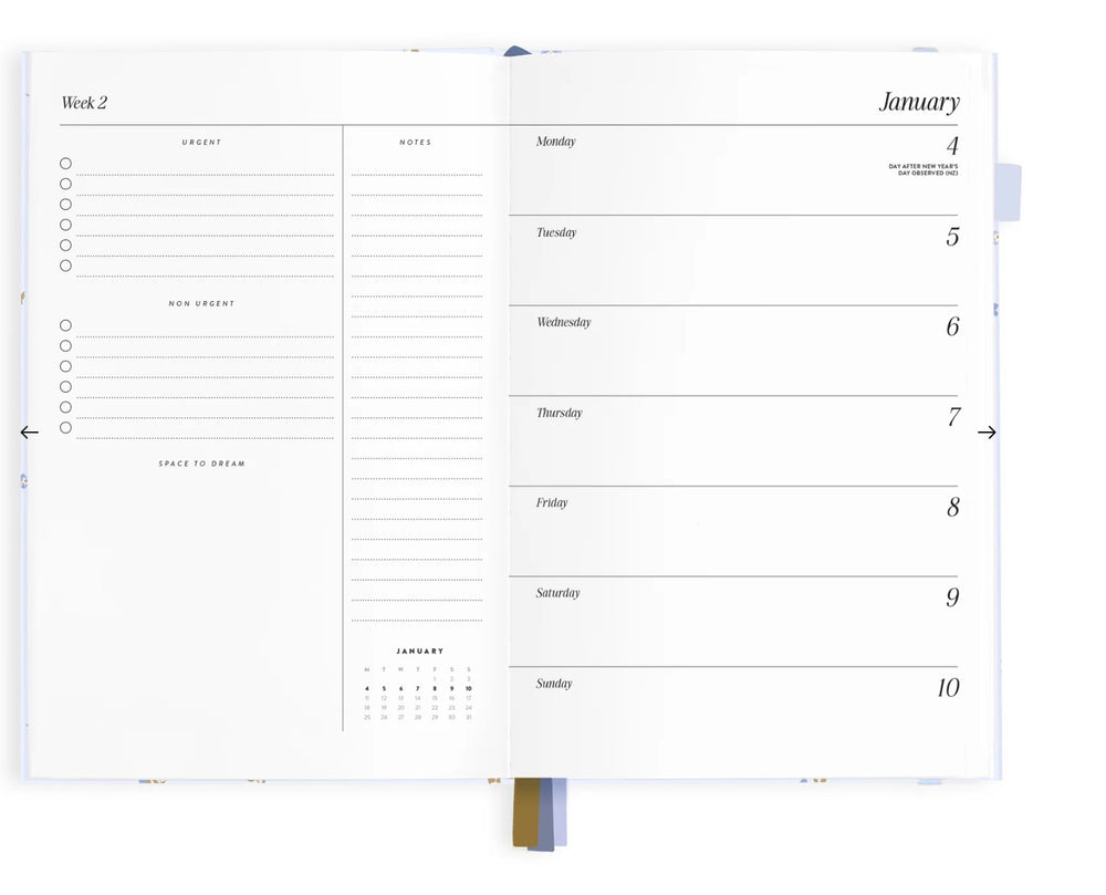 2027 CORNFLOWER A5 HORIZONTAL PLANNER