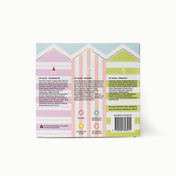 BEACH CLUB NATURAL LIP GLOSS SET