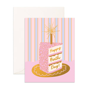 BIRTHDAY CAKE SLICE