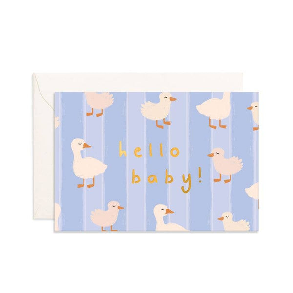 HELLO BABY DUCKS BLUE MINI