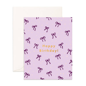 BIRTHDAY VIOLET RIBBONS