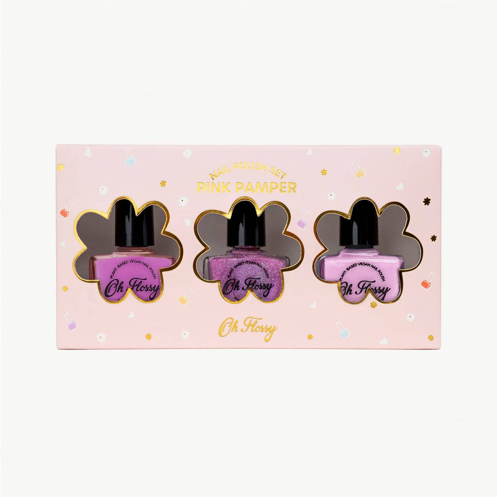 PINK PAMPER NAIL POLISH SET